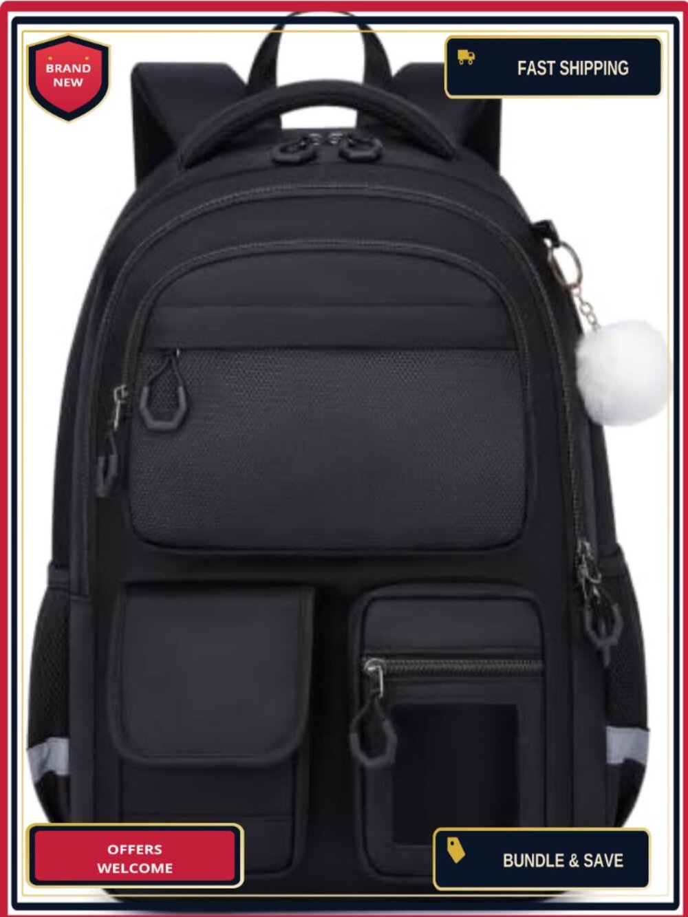 College Laptop Backpack for Women Teen Girls Daypack High School Travel